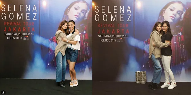 FOTO: Sederet Seleb Tanah Air yang Sukses Peluk Selena Gomez