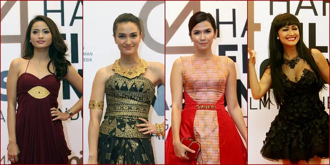 Foto Sederet Selebriti Elegan di Red Carpet Hari Film Nasional
