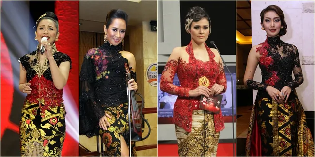 Foto Sederet Selebriti Wanita Cantik Berkebaya Karya Anne Avantie