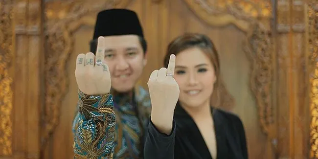 FOTO: Selamat! Sansan Pee Wee Gaskins Resmi Menikah