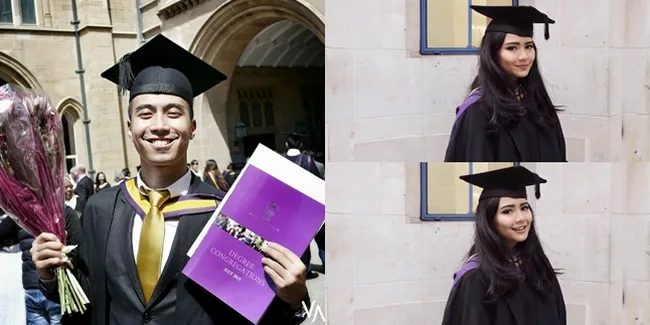 FOTO: #SelfGoal Lulus Kuliah, 8 Selebriti Ini Pamerkan Baju Toga