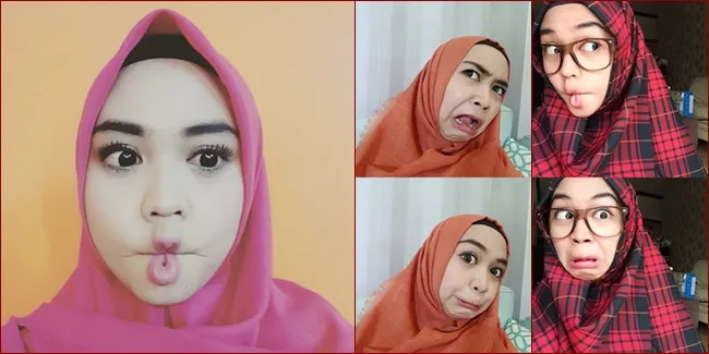 FOTO: Selfie Anti Jaim Ria Ricis, Penuh Ekspresi Konyol dan Gokil