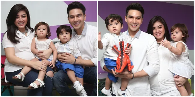 FOTO: Serba Putih, Indahnya Keharmonisan Keluarga Jonathan Frizzy