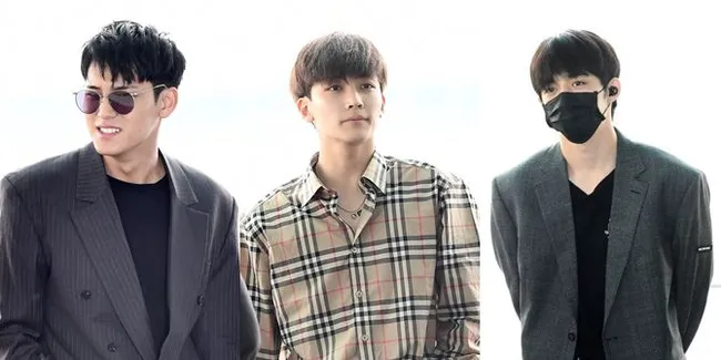 Foto SEVENTEEN Berangkat ke Jakarta, Fashionable Walau Ada yang Tutupi Ketampanan