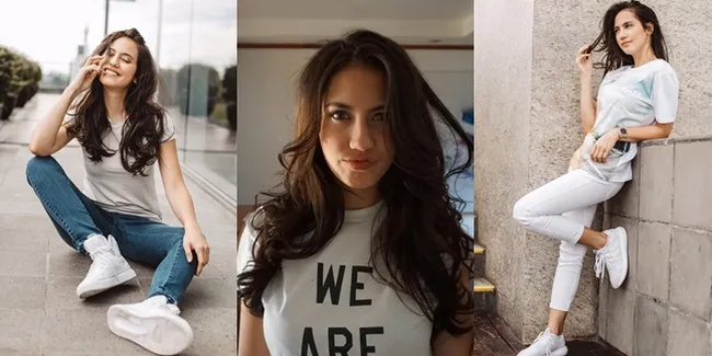 FOTO: Simple Tapi Super Kece, Ini Penampilan Kasual Pevita Pearce