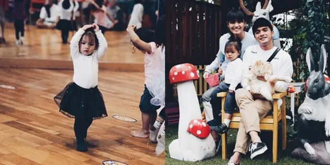 FOTO So Cute! Balerina Mungil, Putri Dari Ricky Harun dan Herfiza