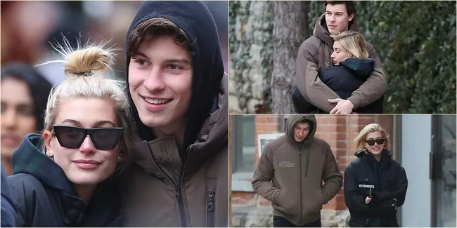 FOTO: So Sweet! Hailey Baldwin & Shawn Mendes Umbar Kemesraan