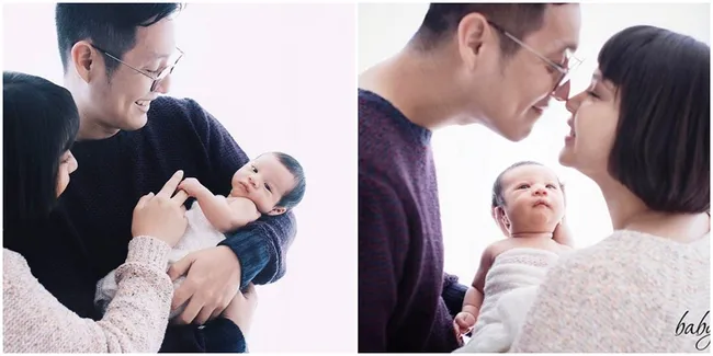 FOTO: So Sweet! Mesranya Putri Titian - Junior Liem Bareng Anak