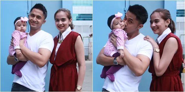 FOTO: Sonya Fatmala & Hengky Kurniawan Bahagia Timang Buah Hati