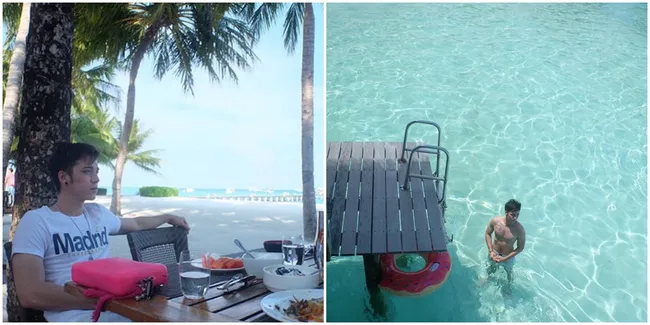 FOTO: Stefan William - Celine Liburan Eksotis ke Maldives!