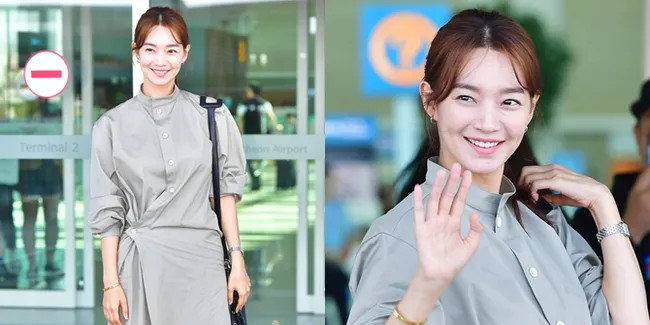 FOTO: Style Musim Gugur Shin Min Ah Sebelum Berangkat ke Paris