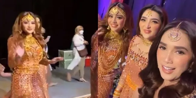Foto Suasana Henna Night Aurel Hermansyah yang Meriah, Dihadiri Ussy Sulistiawaty dan Nindy
