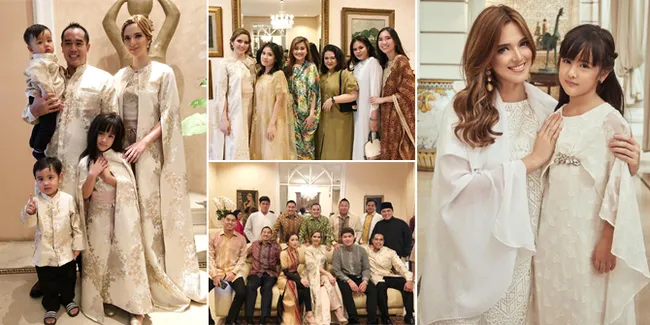 FOTO: Suasana Lebaran Keluarga Nia Ramadhani & Ardie Bakrie