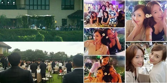 FOTO: Suasana Meriah Pesta Pernikahan Bae Yong Jun & Park Soo Jin