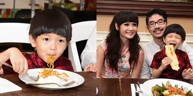 FOTO: Super Cute! Wajah Menggemaskan Anak Alena Wu Rayakan Imlek