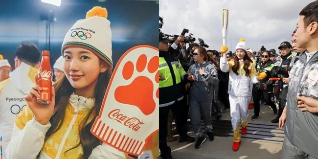 FOTO: Suzy Miss A Jadi Pembawa Obor di 2018 PyeongChang Olympics