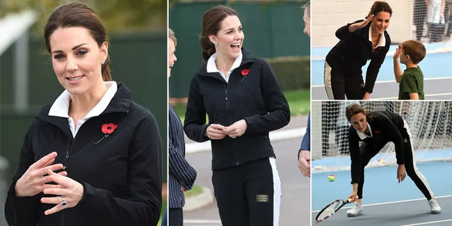 FOTO: Tampil Sporty, Kate Middleton Tetap Cantik & Anggun