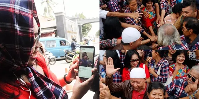 FOTO: Tangis Bahagia Para Pendukung, Lihat Ahok Bebas Hari Ini