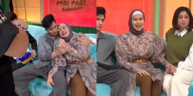 Foto Tangisan Venna Melinda Saat Curhat di Acara TV, Dewi Perssik: Jangan Biarkan Dia Seneng Kakak Terpuruk Begini