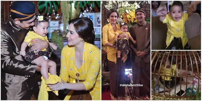 FOTO Tedak Siten Putri Yasmine Wildblood, Cantik Berkebaya Kuning