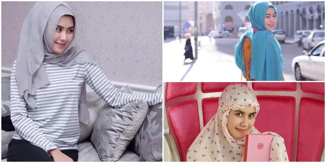 FOTO: Teduh! Galeri Syahnaz Kenakan Hijab, Cantik Memanjakan Hati