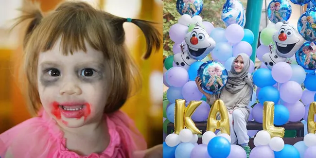 FOTO: Tema Frozen Hantu, Ultah Anak Zaskia Adya Mecca Unik & Seru