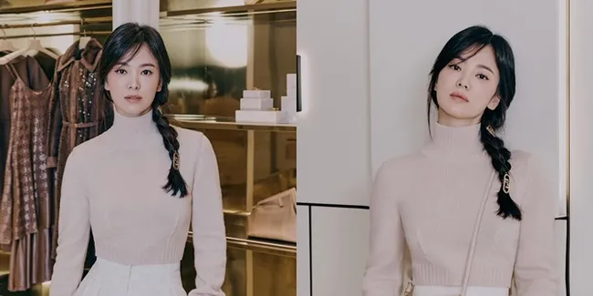 Foto Terbaru Song Hye Kyo dengan Celana Pendek dan Rambut Dikepang, Anak Muda Banget!