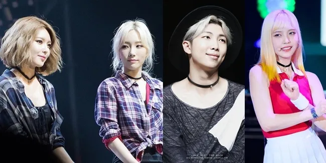 FOTO: Tren Pakai Choker, 12 K-Pop Idol Ini Tampil Begitu Memukau