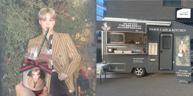 Foto Truk Kopi Buat Kai EXO dari Gucci With Love, Netizen Pengen Punya Pitanya