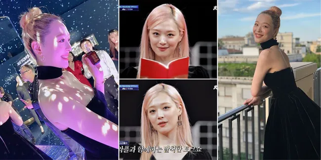 FOTO: Ubah Warna Rambut Jadi Blonde, Choi Sulli Cantik Banget!