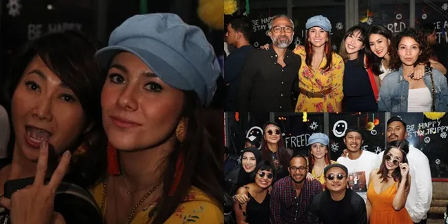 FOTO: Ulang Tahun, Wulan Guritno Dikelilingi Orang-Orang Terkasih