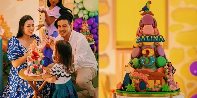 Foto Ulang Tahun Zalina Anak Raisa dan Hamish Daud, Rambut Panjang Si Kecil Jadi Sorotan