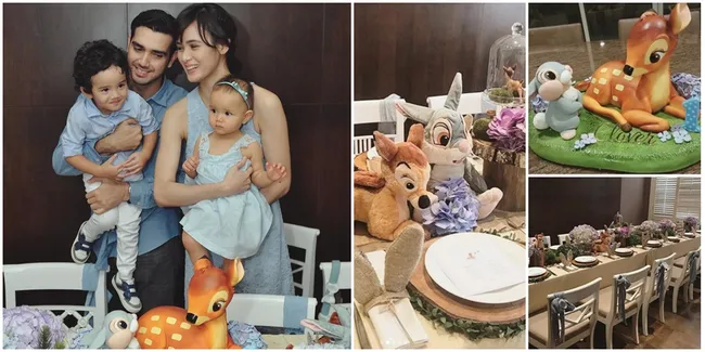 FOTO: Ultah Baby Clover Anak Renata Kusmanto, Bertema Bambi