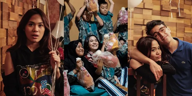 FOTO: Ultah, Sheryl Sheinafia Rayakan Bareng Anak Yatim & Sahabat