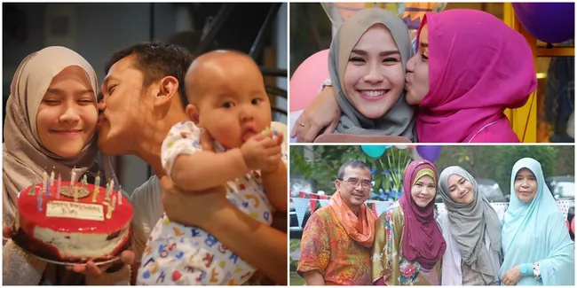 FOTO: Ultah, Zaskia Mecca Dapat Surprise Dari Suami dan Keluarga