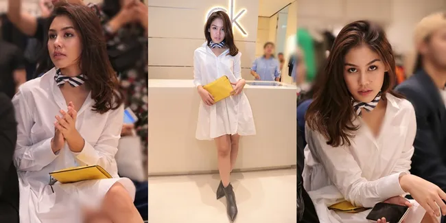 FOTO: Vanesha Prescilla Tampil Kece Saat Menghadiri Fashion Show