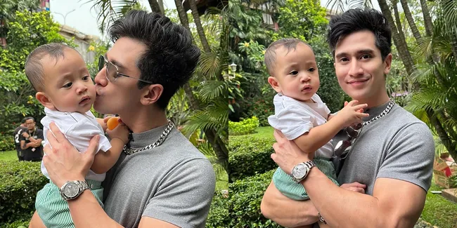 Foto Verrell Bramasta Gendong Rayyanza, Mengkhayal Nanti Jika Punya Anak dan Minta Didoakan Nikah Tahun Ini