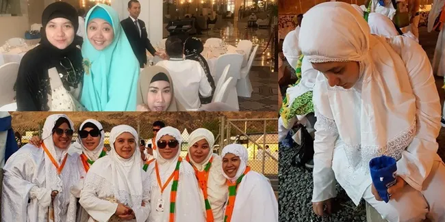 FOTO: Viona Rosalina Berangkat Haji Tanpa Ditemani Eko Patrio 