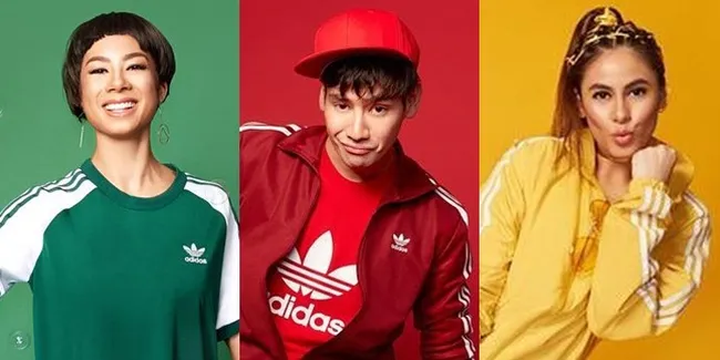 FOTO: Warna-Warni, Ini Pemotretan Bintang Indonesia Untuk Adidas!