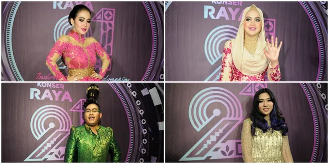 FOTO: Warna-Warni Kostum Performer di Ultah Indosiar Yang ke 21