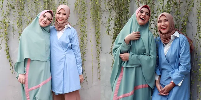FOTO: Zaskia Adya Mecca Ajak Nycta Gina Luncurkan Koleksi Lebaran