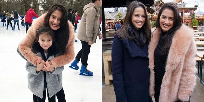 FOTO:Habiskan Akhir Tahun, Pevita Pearce Pergi Liburan ke Inggris