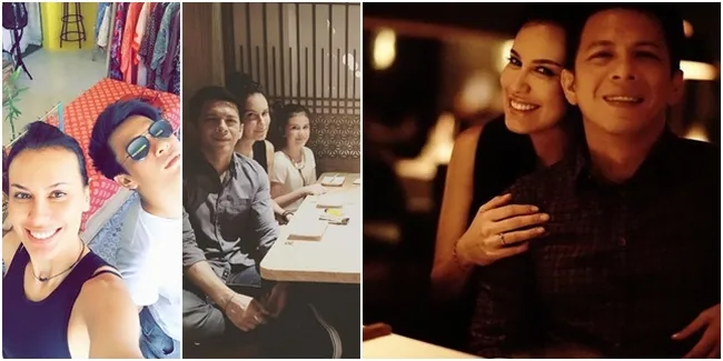 Galeri Foto Ariel NOAH dan Sophia Latjuba, Pelukan Manis Mesra