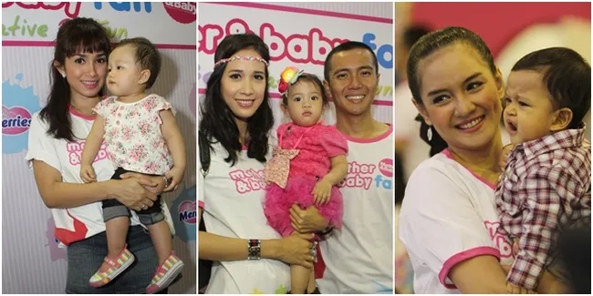 Galeri Momen Sederet Artis Kompak Bersama Sang Anak