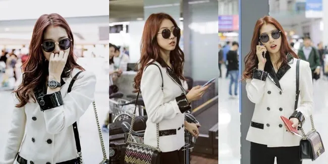 Galeri OOTD Miliaran Park Shin Hye Terbang ke Perancis, Mewah!