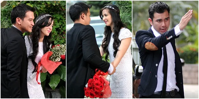 Galeri Romantis Nia Ramadhani - Rezky Aditya Saat Syuting