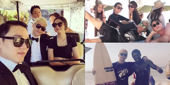Galeri Seungri Big Bang Liburan di Pantai Bali Bareng Raline Shah
