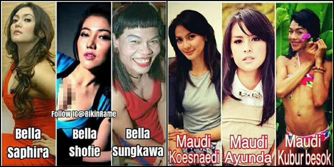 Gambar-Gambar Plesetan Nama Seleb Ini Bikin Sulit Berhenti Ketawa