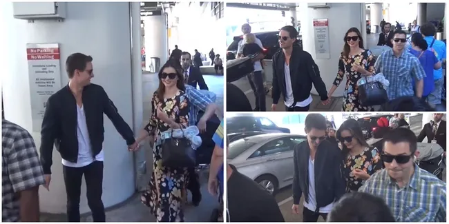 Gandengan! Miranda Kerr & Evan Spiegel Mesra di Depan Umum