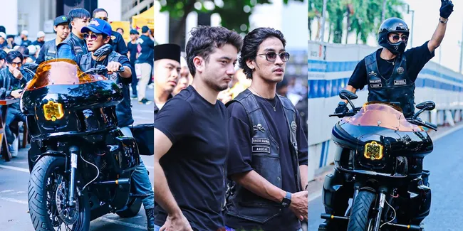 Ganteng Maksimal! 9 Potret Abidzar Al Ghifari Naik Moge Bareng Bryan Domani & Atta Halilintar - Bukan Geng Motor Sembarangan